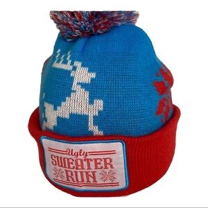 Ugly Sweater Run Winter Hat Pompom